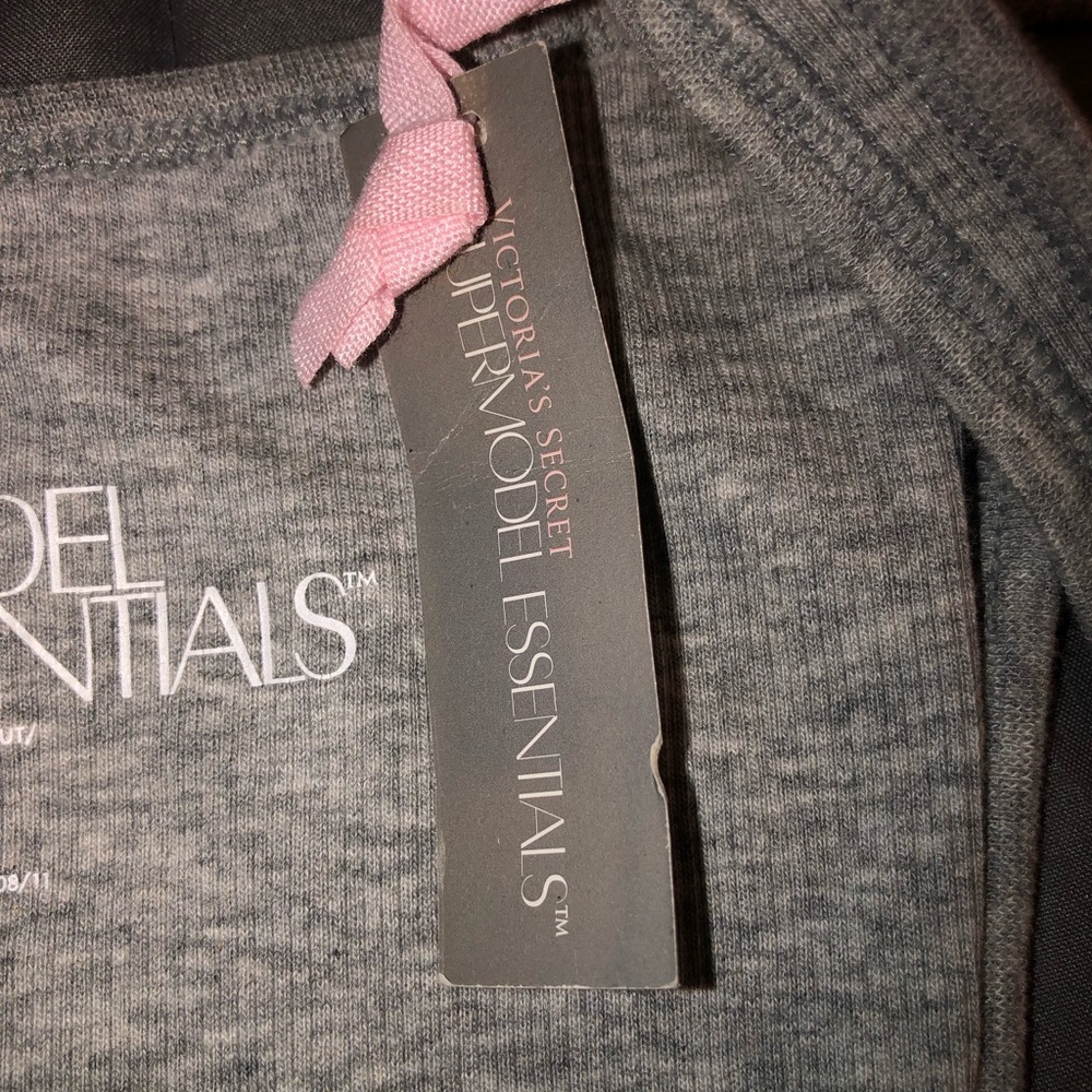 Victoria's Secret Gray Graphic Racerback Tank Top - Picture 7 of 8